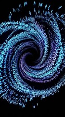Leinwandbilder - Hypnotic Radial Pulses