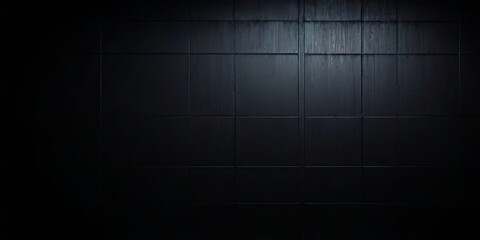 Aufkleber - A black background with a black wall