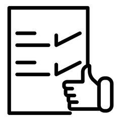 Poster - feedback vector icon
