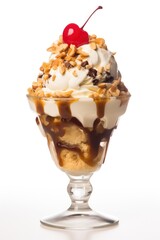 Wall Mural - Sundae parfait dessert cream food.