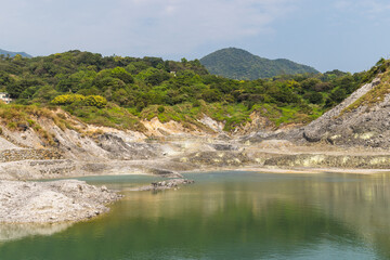 Wall Mural - Scenic Huangxi Hot Spring In Yangmingshan National Park Taiwan