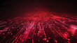 © Jan - Abstract yellow technology background, digital data lanes, futuristc data concept background in neon red