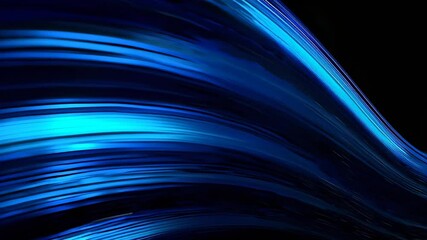 Wall Mural - colorful blue wave patterns flow gracefully, showcasing dynamic movement and fluidity. this captivat