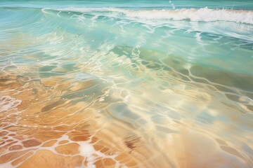 Wall Mural - Beach outdoors nature ocean.