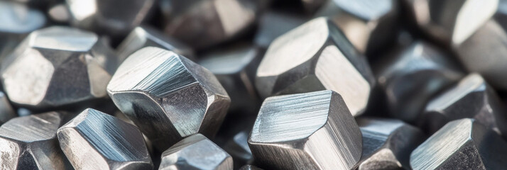 Aufkleber - Close-up view of neodymium mineral showcasing its rare earth properties. Generative AI