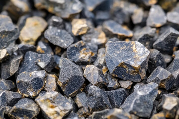 Aufkleber - Close-up view of rare earth neodymium mineral clusters. Generative AI