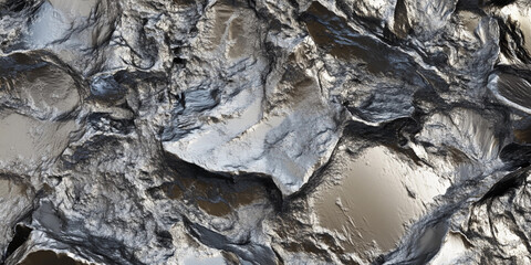 Aufkleber - Lithium texture concept showcasing raw natural formations. Generative AI