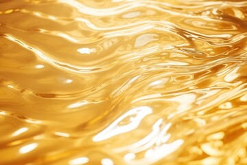 Wall Mural - water ripple gold.