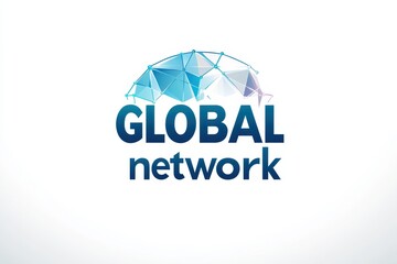 Poster - Graphic layout for vector advertising on global network connectivity and technology