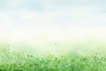 Poster - Clover field border background backgrounds grassland outdoors.