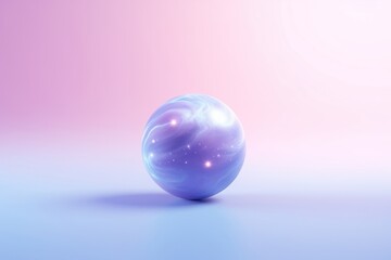 Wall Mural - sphere purple planet blue.