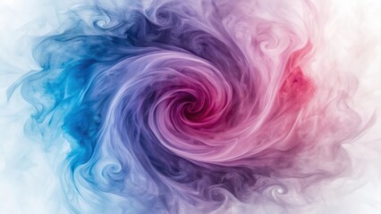 Poster - Ethereal Swirl of Purple and Blue Pastel Hues in an Abstract Dreamy Motion Canvas Artwork Wallpaper Background