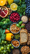 © Alan - A Symphony of Nutritious Foods: Colorful Fruits, Vegetables, Grains, and Proteins for Healthy Living and Well-being