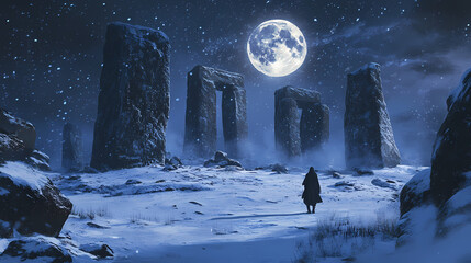 Wall Mural - ancient stone structures