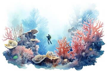 Wall Mural - Adventure outdoors aquarium nature.