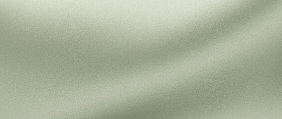 Wall Mural - pastel green gray grainy background, light khaki smooth noise texture banner, header poster backdrop