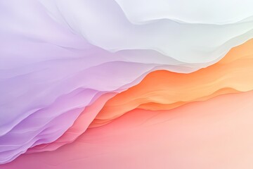 Wall Mural - Soft waves of pastel colors blend seamlessly, creating calming v