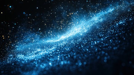 abstract cosmic nebula swirling in deep space