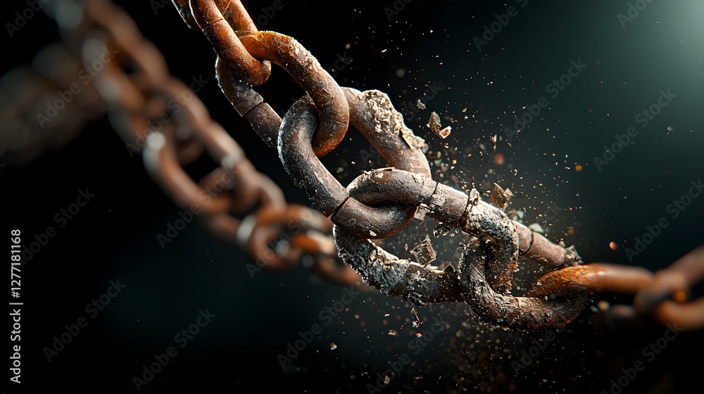 Ilustración de Stock Chained Money A Conceptual Visual Representation ...