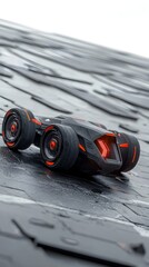 Aufkleber - A Sleek and Innovative Futuristic Cooling System Design for High Performance Electric or Hybrid Vehicles of the Future
