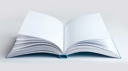 Poster - A minimalist vertical brochure design template on a white background, perfect for showcasing your ideas elegantly.
