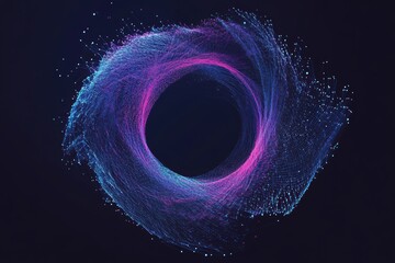 Poster - Creative graphic layout for advertising in the digital sphere using abstract design elements