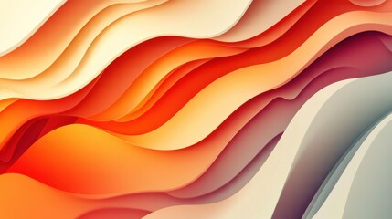 Poster - Abstract Waves of Colorful Gradient Flowing Design for Background