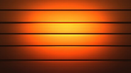 Poster - Abstract Gradient Background with Warm Orange and Horizontal Lines