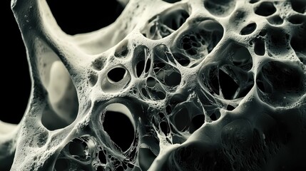 Poster - Intricate Structures of Organic Material with Delicate Texture