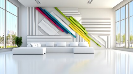 Wall Mural - Interior design bright spaces