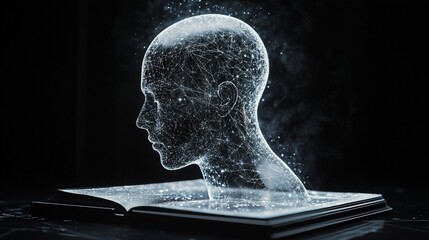 Poster - Digital Consciousness Emerging from Open Book