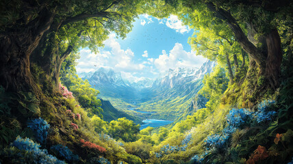 Wall Mural - environmental awareness and sustainability featured in eco friendly earth day celebration ideas