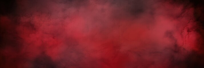 Poster - A dark, smoky background with shades of red, creating a dramatic and atmospheric effect, suitable for various creative projects.