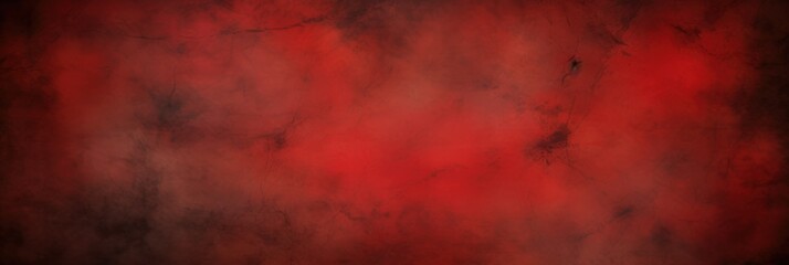 Poster - A dramatic red abstract background with soft gradients and textures, creating a moody and intense visual atmosphere.