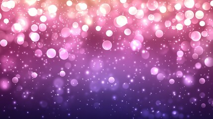 Aufkleber - Abstract background with pink, purple, and orange bokeh lights.