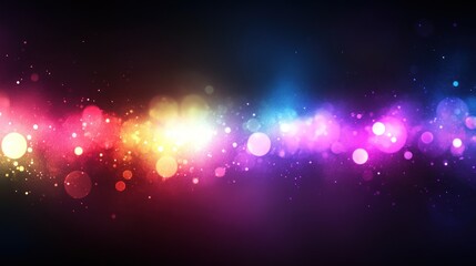 Aufkleber - abstract colorful bokeh lights background.