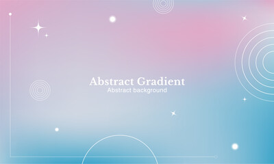 Wall Mural - Blue pink abstract gradient background