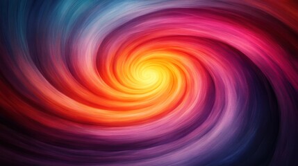 Aufkleber - Abstract colorful swirl vortex background.