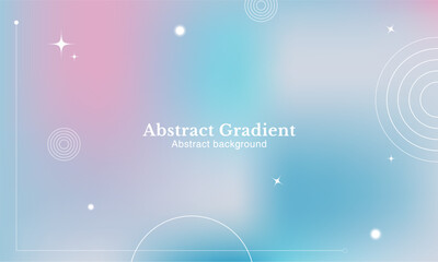 Wall Mural - Blue pink abstract gradient background