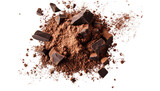 Rich Chocolate Pieces with Cocoa Dust
