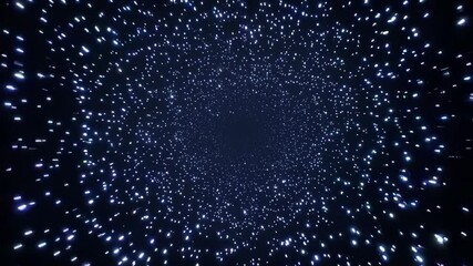 Poster - Starry night sky with countless twinkling stars glowing in a vast cosmic space. Astronomy and universe exploration concept