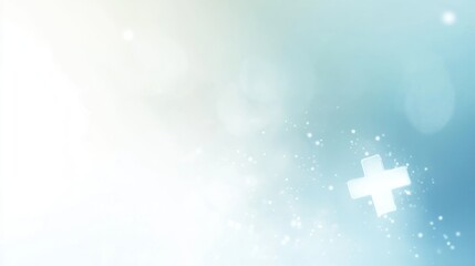Poster - A soft, abstract background featuring gentle colors and light effects, perfect for design projects, presentations, or wellness themes.