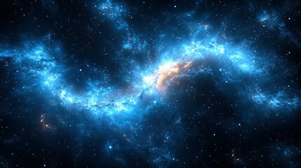 Wall Mural - celestial nebula cosmic dance of light and gas in deep space