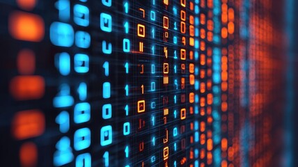 Poster - Data visualization action digital environment graphic content technology concept abstract viewpoint