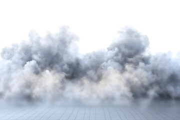 Wall Mural - clouds in the sky, 3d render. computer digital drawing.
