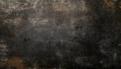 Poster - textured dark grunge abstract background with black and brown tones, rough surface for vintage design, distressed backdrop

