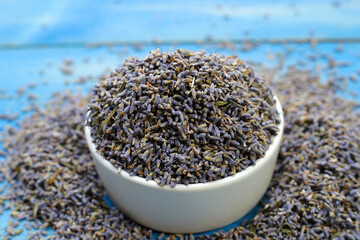 Wall Mural - Dried lavender buds for brewing a herbal tea