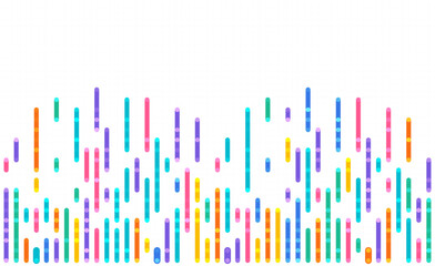 Poster - Colorful dot pixel modern background