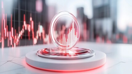 Poster - Dynamic Financial Data Visualization on Digital Display Panel