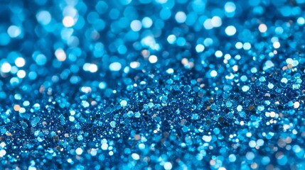 Sparkling blue glitter background with an abstract pattern